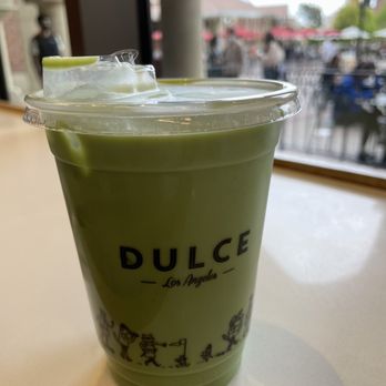 Cafe Dulce - Iced Matcha Latte (regular) - Coffee & Tea Near Me - Los Angeles, California