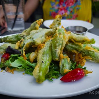 Marilyn's on Morgantown - a plate of fried green beans - New American Near Me - Morgantown, West Virginia Marilyn's on Morgantown - a plate of fried green beans - New American Near Me - Morgantown, West Virginia