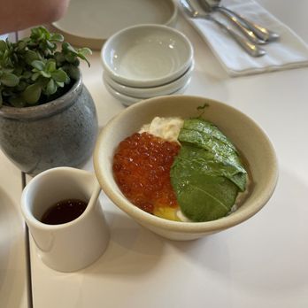 Yang’s Kitchen - Chilled Tofu with Avocado & Salmon Roe - Asian Fusion Near Me - Alhambra, California Yang’s Kitchen - Chilled Tofu with Avocado & Salmon Roe - Asian Fusion Near Me - Alhambra, California