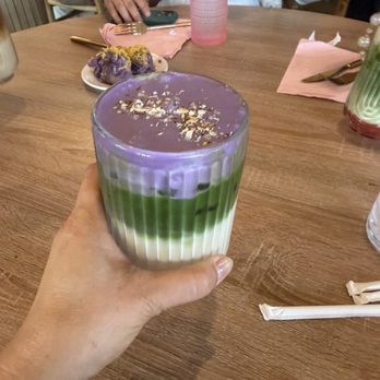 Breezy - Ube Matcha Latte - Breakfast & Brunch Near Me - San Juan Capistrano, California