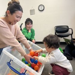 Joy & Laughter Developmental Therapy - Child led therapy fosters exploration and excitement.