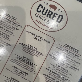 Cured Table & Tap - American Near Me - Columbia, Maryland