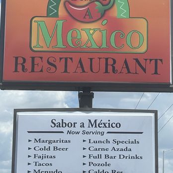 Sabor A Mexico - The front sign - Mexican Near Me - North Fort Myers, Florida