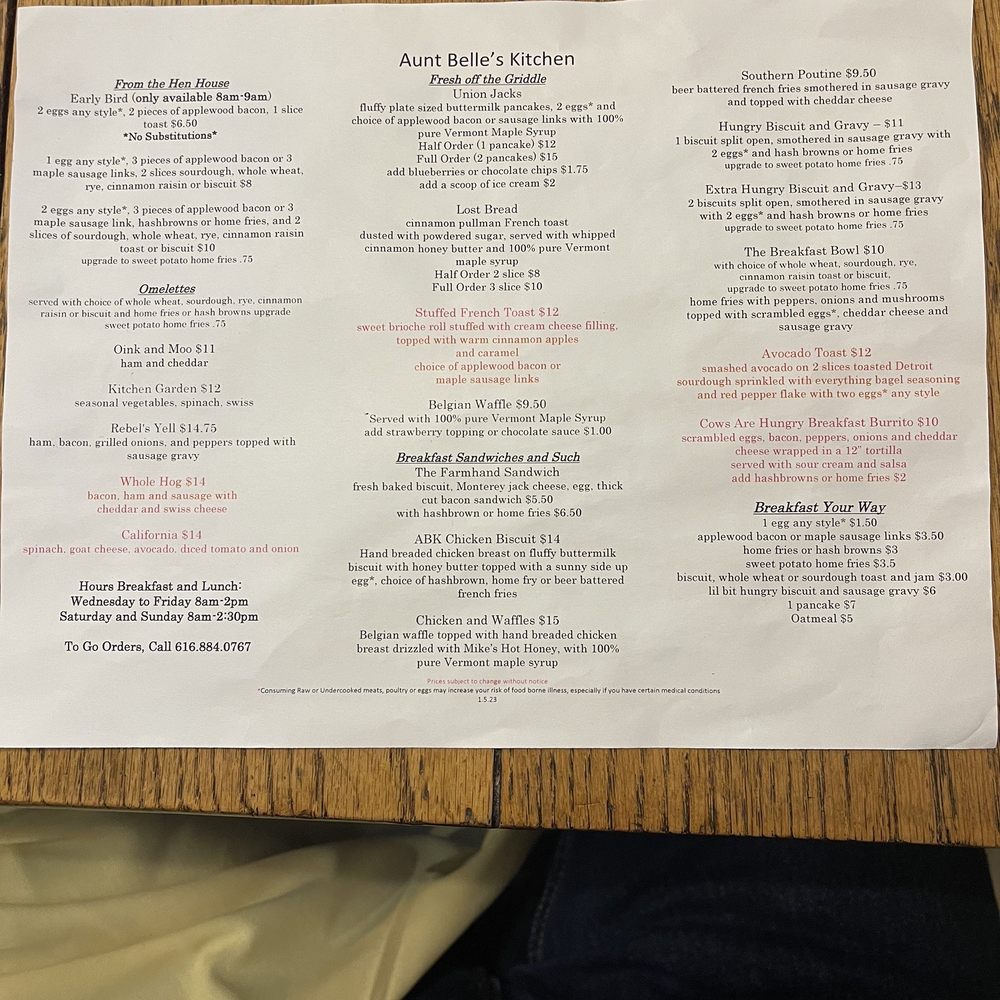 aunt belle’s kitchen - The menu - Southern Near Me - Rockford, Michigan aunt belle’s kitchen - The menu - Southern Near Me - Rockford, Michigan