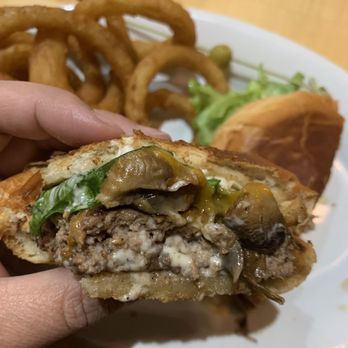 Abe's Modern Diner - Just another truffle mushroom burger image! - Canadian (New) Near Me - Airdrie, Alberta