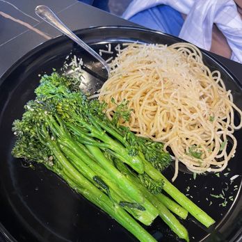 Parthenon Grille - Broccolini Oil & Garlic Pasta - Steakhouses Near Me - Murfreesboro, Tennessee