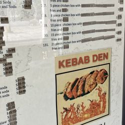 Kebab Den - Kebab Den menu