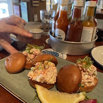 Rodney's Oyster House - Shrimp and lobster sliders were tiny but delicious - Seafood Near Me - Vancouver, British Columbia
