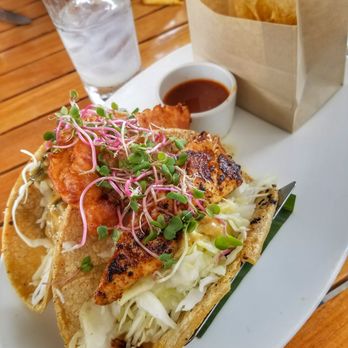 Duke's Malibu - Fish tacos (grill / battered) - New American Near Me - Malibu, California Duke's Malibu - Fish tacos (grill / battered) - New American Near Me - Malibu, California