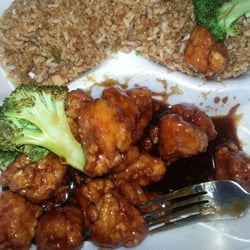 Basically chicken nuggets with bland sauce....
