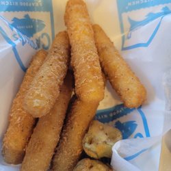 Captain D's - My favorite mozzarella sticks and fried okra!