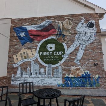 First Cup Coffee - Mural - Coffee Roasteries Near Me - Pearland, Texas First Cup Coffee - Mural - Coffee Roasteries Near Me - Pearland, Texas