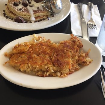 Bea Bea's - Hash browns with tuxedo pancakes in the back. - Coffee & Tea Near Me - Burbank, California Bea Bea's - Hash browns with tuxedo pancakes in the back. - Coffee & Tea Near Me - Burbank, California