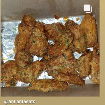 B & L Wings - 15 Piece Wings Honey Hot Lemon Pepper staring me down - Chicken Wings Near Me - Atlanta, Georgia B & L Wings - 15 Piece Wings Honey Hot Lemon Pepper staring me down - Chicken Wings Near Me - Atlanta, Georgia