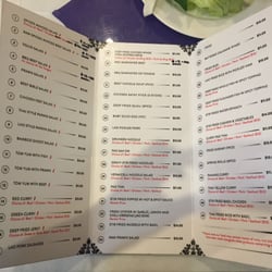 Khoune Kham - The Menu