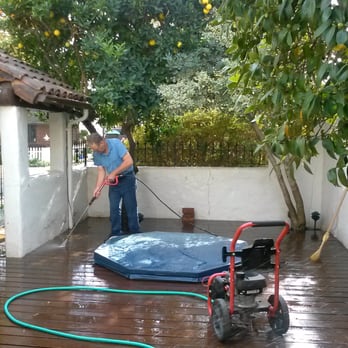 A & B Sparkling Clean - Pressure washing a patio. - Office Cleaning Near Me - Sacramento, California A & B Sparkling Clean - Pressure washing a patio. - Office Cleaning Near Me - Sacramento, California
