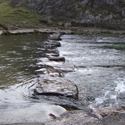 Dovedale - Overflowing Stepping Stones