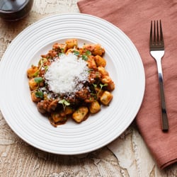 Office Catering by Lish - Chef Garrett Doherty's Spicy Lamb Ragout with Gnocchi