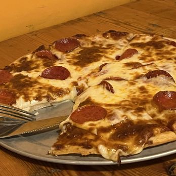 The Rendezvous - Gluten free pepperoni pizza - New American Near Me - Turners Falls, Massachusetts The Rendezvous - Gluten free pepperoni pizza - New American Near Me - Turners Falls, Massachusetts