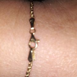 Monte's Coins & More - The bracelet after poor solder repair and she switched lobster clasp to cheaper style one.