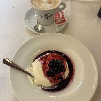Trattoria La Palomba - Panna Cotta- smooth and creamy - Italian Near Me - Orvieto, TR