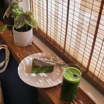 12 Matcha - Matcha Americano and Basque cheesecake - Cafes Near Me - New York, New York