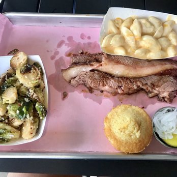 Easy ‘Que - Smoked Brussel sprouts, kalbi brisket, Mac & corn muffin- all 10/10!!! - Barbeque Near Me - Kailua, Hawaii Easy ‘Que - Smoked Brussel sprouts, kalbi brisket, Mac & corn muffin- all 10/10!!! - Barbeque Near Me - Kailua, Hawaii