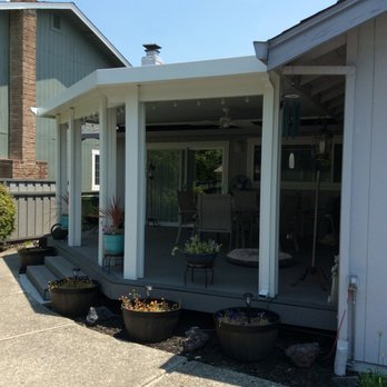 Sonoma County Sunrooms - Deck Cover custom built by Sonoma County Sunrooms. - General Contractors Near Me - Santa Rosa, California