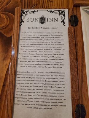 Menu photo 5 Tavern at the Sun Inn Bethlehem, PA Menu photo 5 Tavern at the Sun Inn Bethlehem, PA