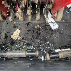 Euston Hardware - The weights placed behind the aerator the Euston employee.