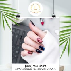 LA VIE Nails & Spa - GRAND OPENING COMING SOON 
 Unleash your creativity with our extensive nail polish collection, offering a spectrum of colors to m