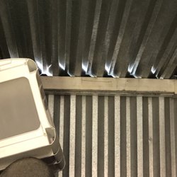 Devon Self Storage - The light shows there is no seal to keep rodents and dust out.