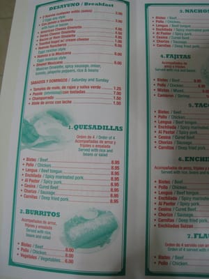 Menu photo 8 El Rey del Taco Deli Woodside, NY