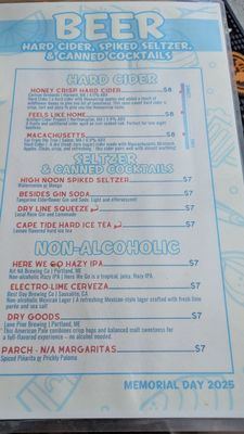 Menu photo 4 The Canteen Provincetown, MA Menu photo 4 The Canteen Provincetown, MA