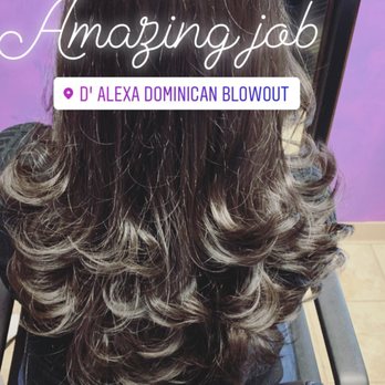D'Alexa Dominican Blowout - Alessandra did amazingly job on my blowout and conditioning I was so pleased with how warming and caring she was as soon as I walked in - Hair Stylists Near Me - Houston, Texas