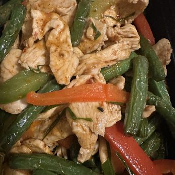 Sunset Thai Cuisine - Prig Khing - good not too spicy - Thai Near Me - Los Angeles, California