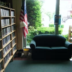 Libby Memorial Library - One of the few comfy places to sit