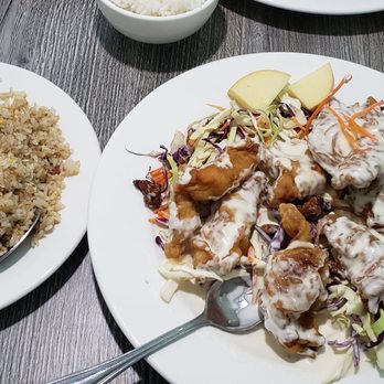 Lime Leaf Asian Fusion - Honey walnut shrimp and bacon fried rice - Asian Fusion Near Me - Lacey, Washington Lime Leaf Asian Fusion - Honey walnut shrimp and bacon fried rice - Asian Fusion Near Me - Lacey, Washington