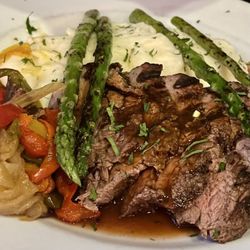 Phoenix Landing - Steak and mashed potatoes
