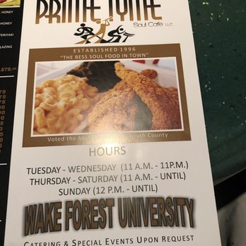 Prime Tyme Soul Cafe - Southern Near Me - Winston-Salem, North Carolina