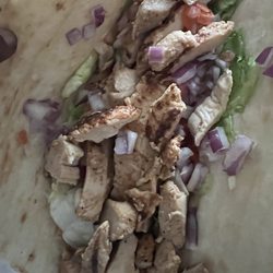 Hanini Subs & Corned Beef - Cold chicken gyro no cucumber sauce didn't follow directions