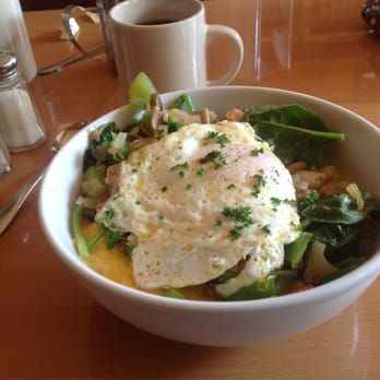 Brownsville Saloon - Corn grits with veggies and egg breakfast special - Pubs Near Me - Brownsville, Oregon Brownsville Saloon - Corn grits with veggies and egg breakfast special - Pubs Near Me - Brownsville, Oregon