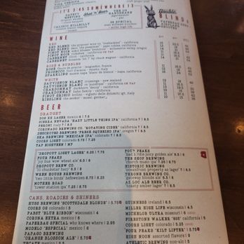 Culinary Dropout - Menu - New American Near Me - Tempe, Arizona