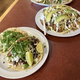 Fish tacos with Nachos in the center. Fish tacos with Nachos in the center.