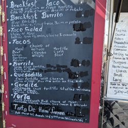 Taco Time - Menu.