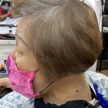 Hair Style by Tiffany - My 93 year old mother with her trendy bob cut! - Hair Stylists Near Me - Honolulu, Hawaii
