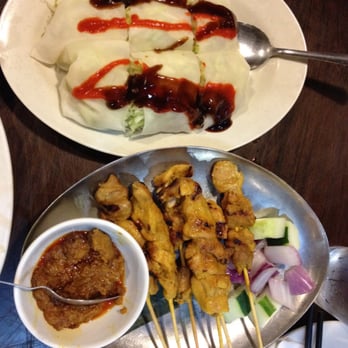 Penang - Chicken satah app and pooh piah app - Malaysian Near Me - Boston, Massachusetts Penang - Chicken satah app and pooh piah app - Malaysian Near Me - Boston, Massachusetts