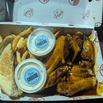 Slim Chickens - 6 wings ( Korean BBQ) & fries - Desserts Near Me - Fort Walton Beach, Florida