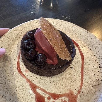 Esther's Kitchen - DARK CHOCOLATE PISTACHIO TART - Italian Near Me - Las Vegas, Nevada