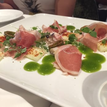 Rioja - Appetizer // melon & speck - New American Near Me - Denver, Colorado Rioja - Appetizer // melon & speck - New American Near Me - Denver, Colorado